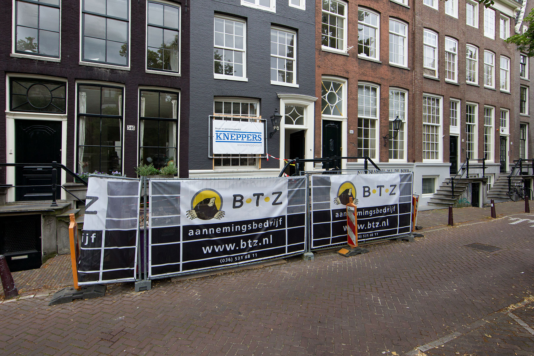 Sloopwerkzaamheden Keizersgracht Amsterdam