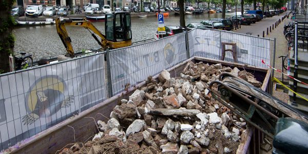 Sloopwerkzaamheden Keizersgracht Amsterdam